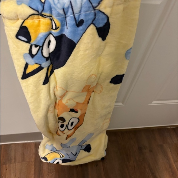 Yellow Cartoon Character Blanket - Picture 1 of 3